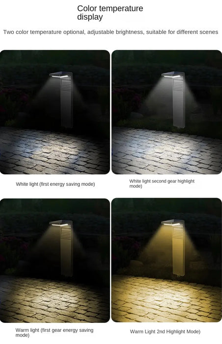 LED Solar Lawn Lights Outdoor Waterproof Courtyard Lights Garden Villas Residential Areas Decorative Areas