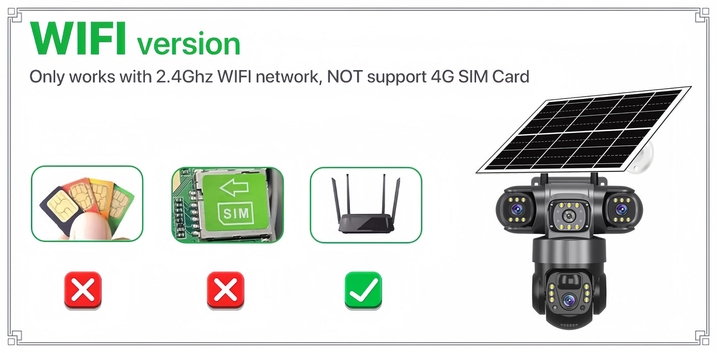 4G Solar Camera Outdoor Triple Lens Triple Screen 6K 12MP Auto Tracking IP Camera CCTV Audio Video PTZ Surveillance WIFI Camera