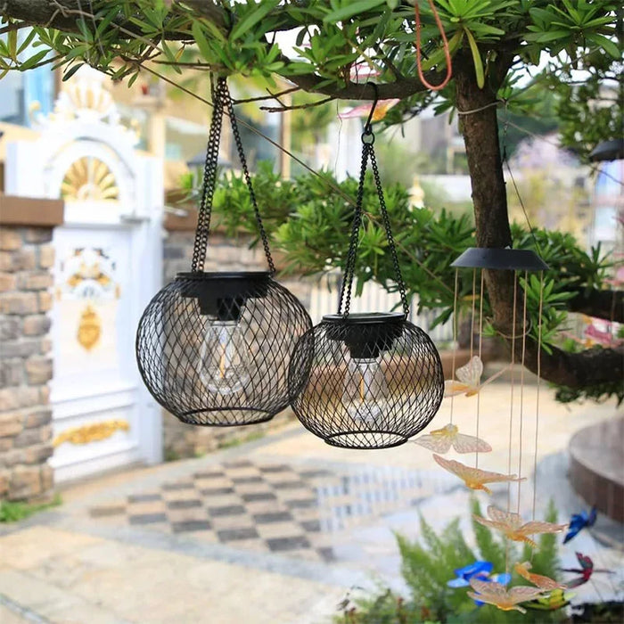 Solar Lantern Led Light 3000K Garden Lamps Auto On/off Sensor Lights Outdoor Waterproof Patio Yard Decoraiton Decoration Hanging