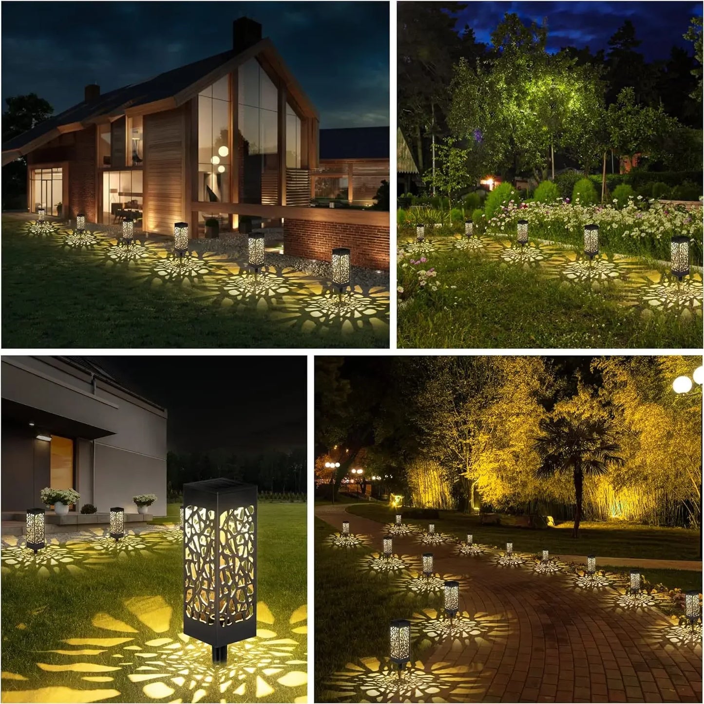 Outdoor Solar LED Solar Lawn Lights Waterproof Garden Decoration Lamp Yard Landscape Patio Pathway Retro Buried Path Light