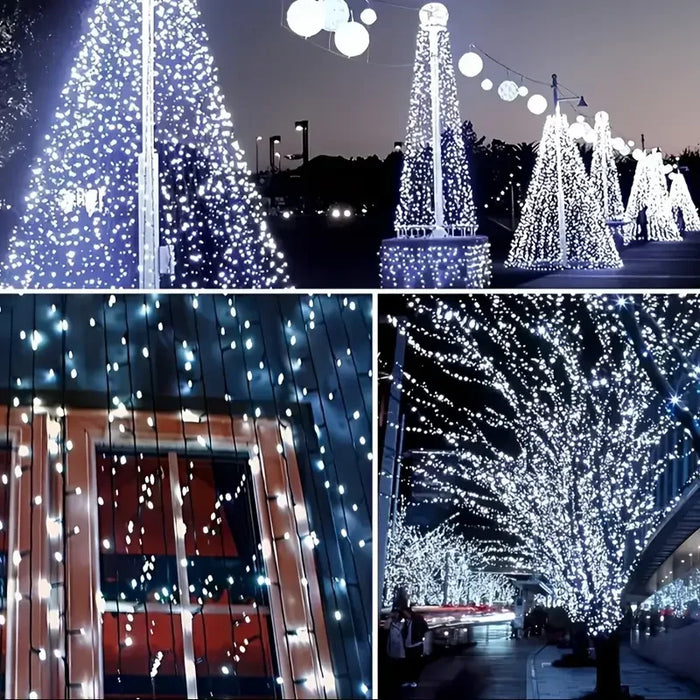 Solar String Lights Outdoor Waterproof Fairy Lights String 8 Mode for Home Gardens Wedding Party Outdoor Tree Decorations