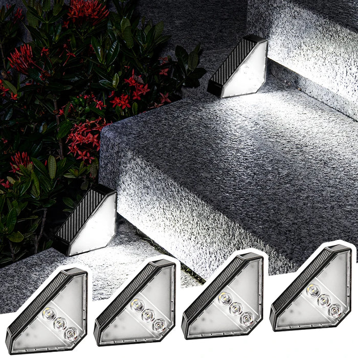 Solar Step Lights, Outdoor Stair Lights, Step Lights, Courtyard Decorative Atmosphere Lights, Suitable for Courtyard, Garden, Park, Deck, Stair Step Decoration
