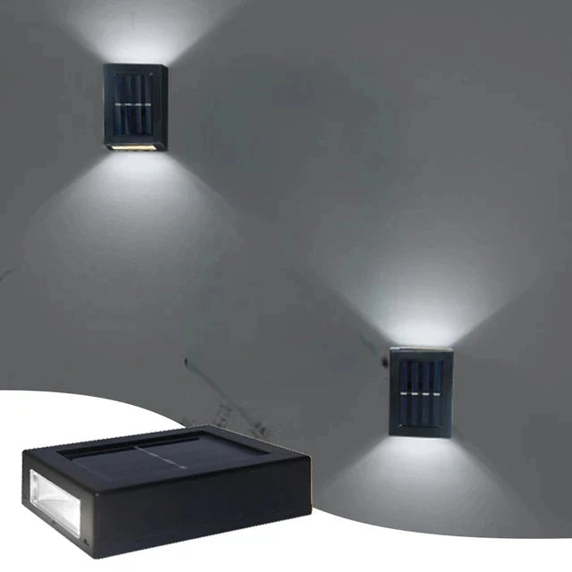 Solar Up and Down Spot Lights Outdoor Street Wall Light Waterproof Solar Lamp For Garden Street Balcony Yard Porch Decorative