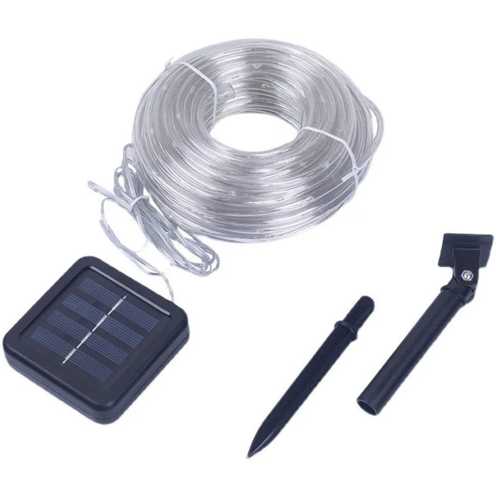 Solar LED Light Path Deck Outdoor Garden Solar String Lights Solar Rope Lights Outdoor Lighting Strips Wedding Christmas Decor