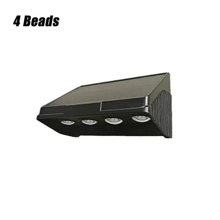 Solar Wall Light Outdoor LED Lamp Waterproof 1/2/3/4LED Beads Solar Powered for Porch Balcony Countyard Wall Fence Decortions