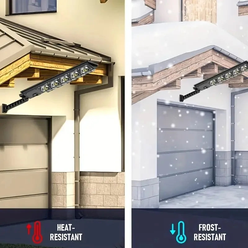 Powerful Solar Light Outdoor Solar Street Light 804LED 6500K IP65 Waterproof Street Light For Garage Garden Terrace