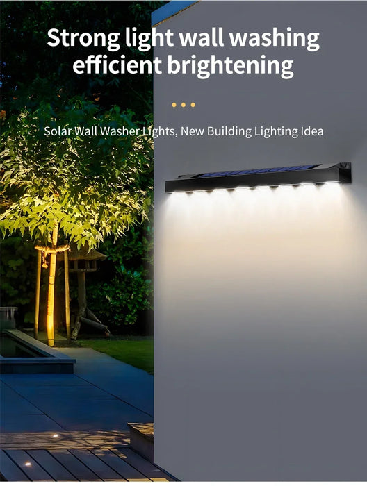 Solar Sign Lights Outdoor Bright 4/6/8 LED Dusk to Dawn Solar Powered for Mailbox Address House Number Real Estate Sign Posts