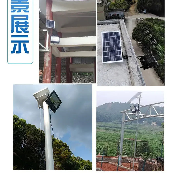 New Solar Light Outdoor Lighting 30W Garden Light Indoor and Outdoor Super Bright Extra High Power Solar Floodlight Low Price