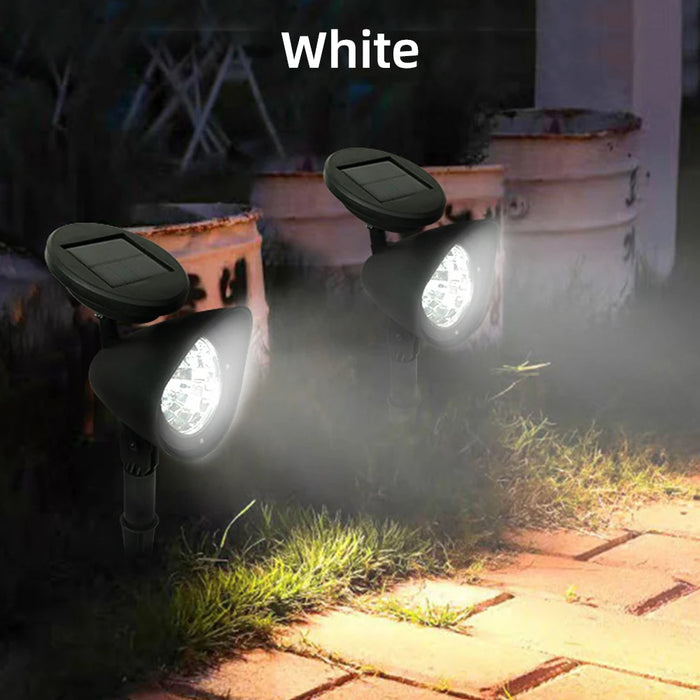 Solar Spot Lights Outdoor IP65 Waterproof Adjustable Landscape Spotlights for Garden Yard Patio Driveway Garage Pool 1 pcs