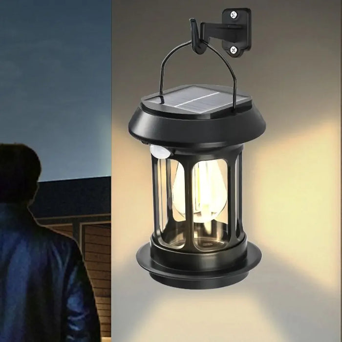 Solar Camping Lighting LED Light Portable Retro Camping Lantern Waterproof Outdoor Garden Lawn Path Lighting Decorative Light
