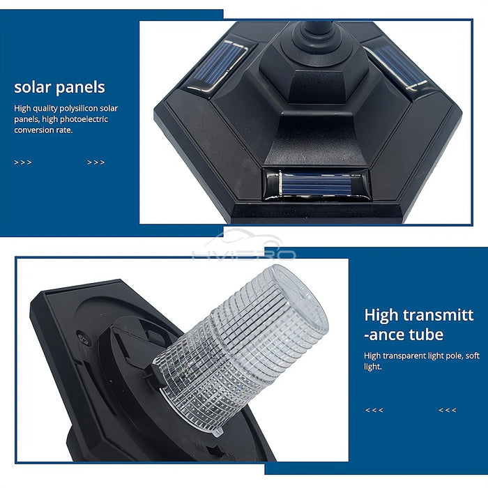 LED Small Solar Pathway Light Ground Insertion Waterproof Outdoor Lamp For Garden Landscape Yard Driveway Walkway Lighting Night