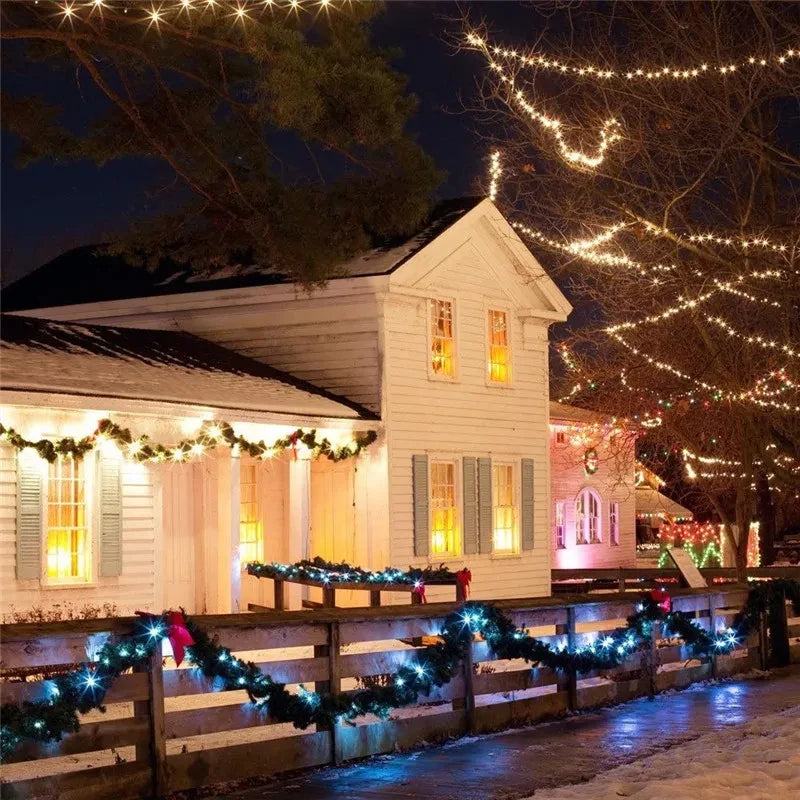 Solar Lamp String Lights 100/200/300/400 LEDs Fairy Holiday LED Outdoor Christmas Party Garland Solar Garden Waterproof Decor
