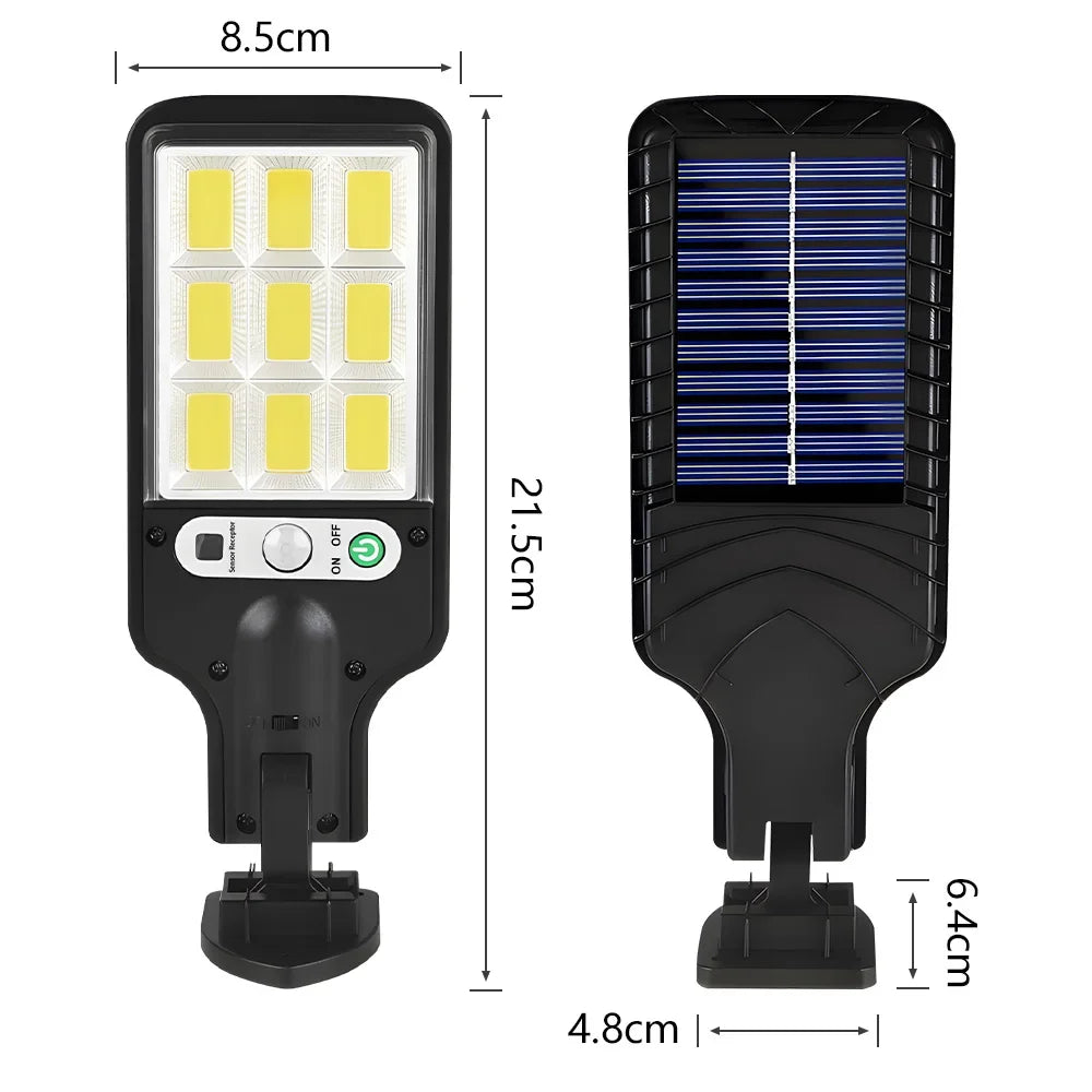 400000Lm Super Bright Outdoor Solar street Light Wall Lamp Motion Sensor Remote Control Garden Decor Light Night Light gifts