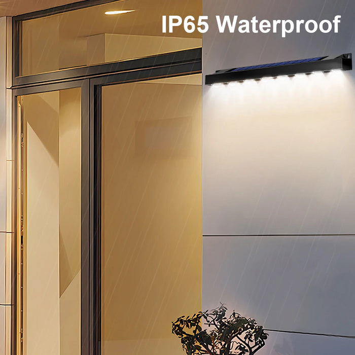 Led Solar Wall Light Cool White\Warm White Waterproof Lights Outdoor Wall-mounted Street External Lamp With Intelligent Control