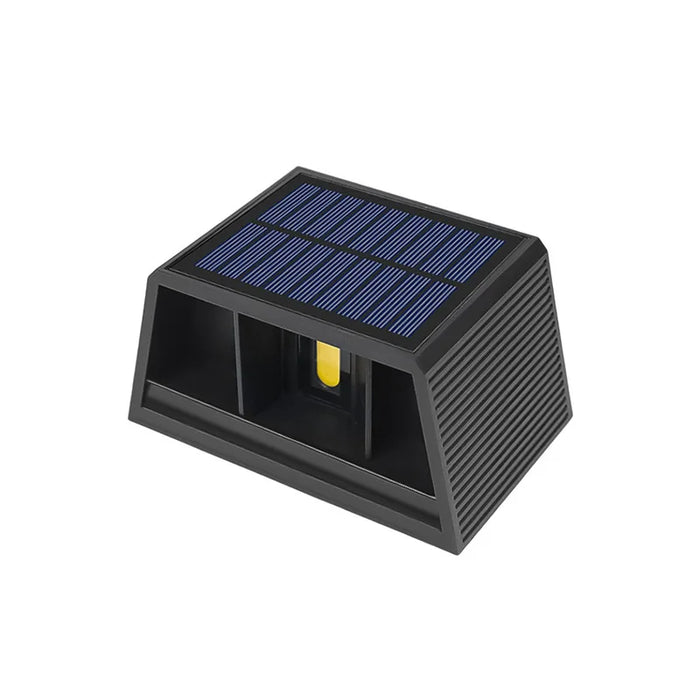 Modern Solar Wall Light 10W COB IP65 Waterproof LED Outdoor Wall Lamps for Courtyard Garden Enclosure Fence Atmosphere Decor