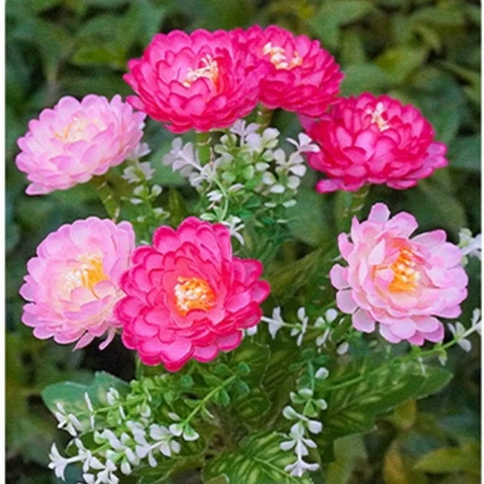 Solar Snow Flower Lights For Outdoor Courtyard Decoration, LED Simulation Flower Lights, Solar Lawn Lights For Garden Lights