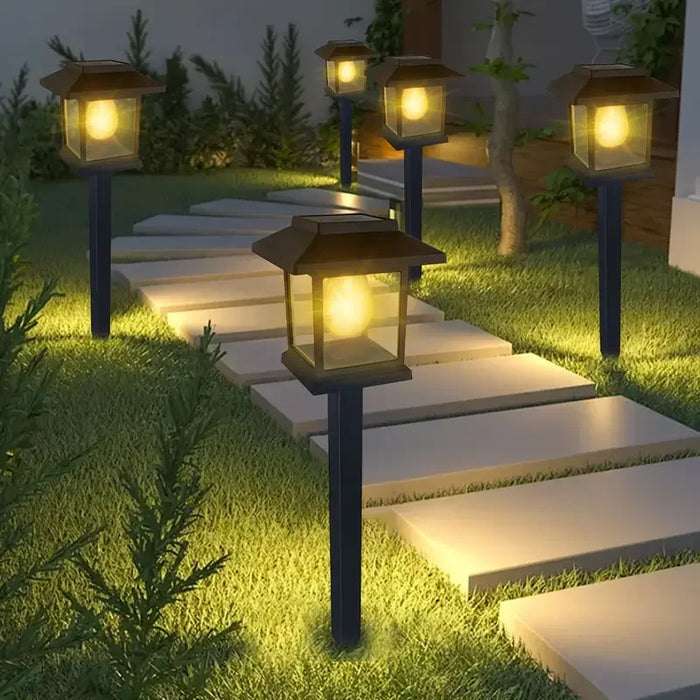 Solar Lights Outdoor Waterproof Auto on/Off Solar Pathway Lights for Garden Landscape Path Yard Patio Driveway Walkway Decor