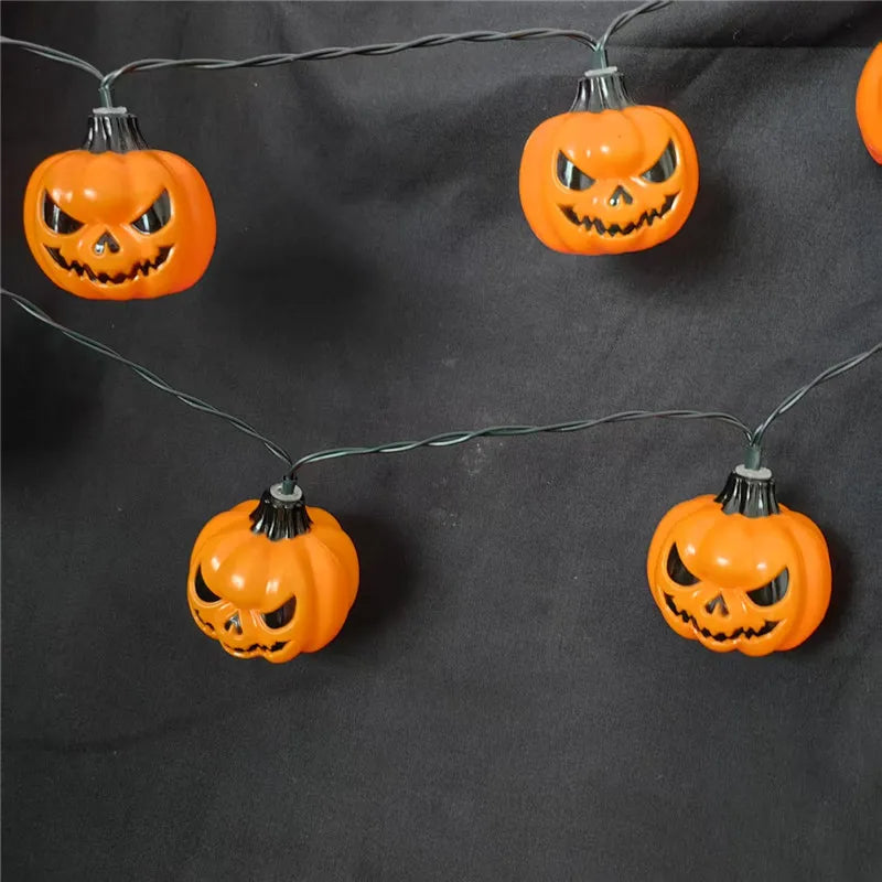 Solar Lights for Halloween Decorations Pumpkin Outdoor Spooky String Lights for Easter Garden Yard  Decor