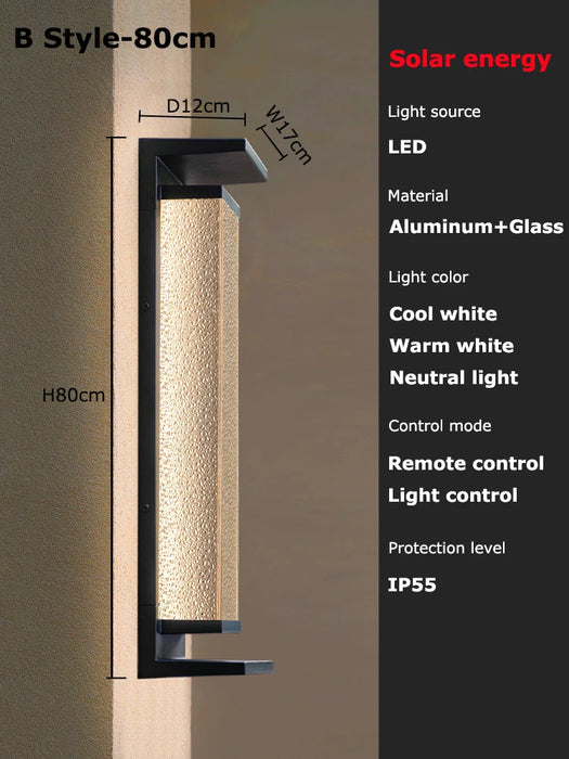 Solar Wall Light Outdoor Dusk to Dawn Porch Lighting Fixture Waterproof Solar Lanterns Anti-Rust Lanterns for Front Patio Garage