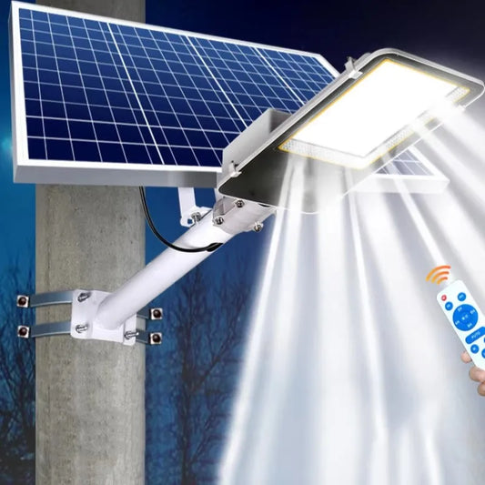 Super Bright Solar Street Light Outdoor IP67 Waterproof 3000mAh Auto on/Off Garden Lighting for Home Pathway Dusk To Dawn