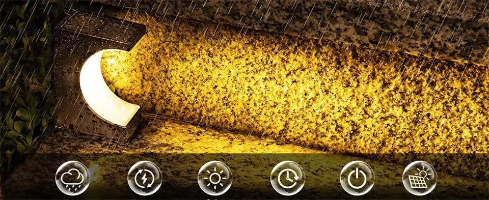 1/4PCS LED Step Lamp Solar Stair Light Outdoor IP65 Waterproof Solar Light for Garden Deck Path Balcony Decor Lighting