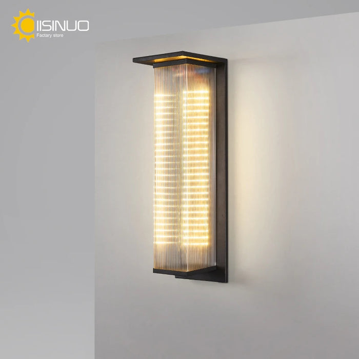 Solar Porch Wall Light Outdoor Dusk to Dawn Lighting Fixture Waterproof Solar Lanterns Anti-Rust Lanterns for Front Patio Garage