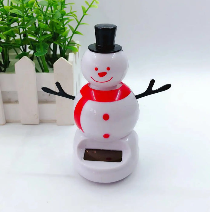 Christmas Desktop Home Decoration Solar Dancing Santa Claus Elk Snowman Merry Christmas Gift Home Accessorie Festival Decoration
