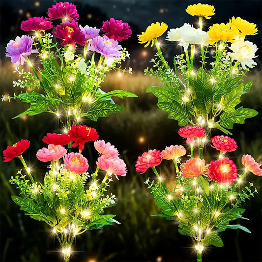 Solar snowdrop light, outdoor solar garden light for yard, garden, path, sidewalk, terrace, lawn decoration