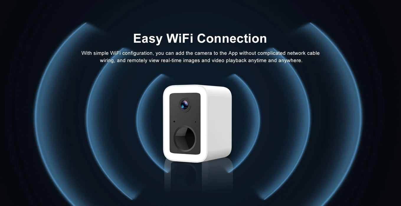 Outdoor 3MP Solar HD Surveillance Camera LED Full Color Night Vision Intelligent Motion Detection IP66 Waterproof High Endurance