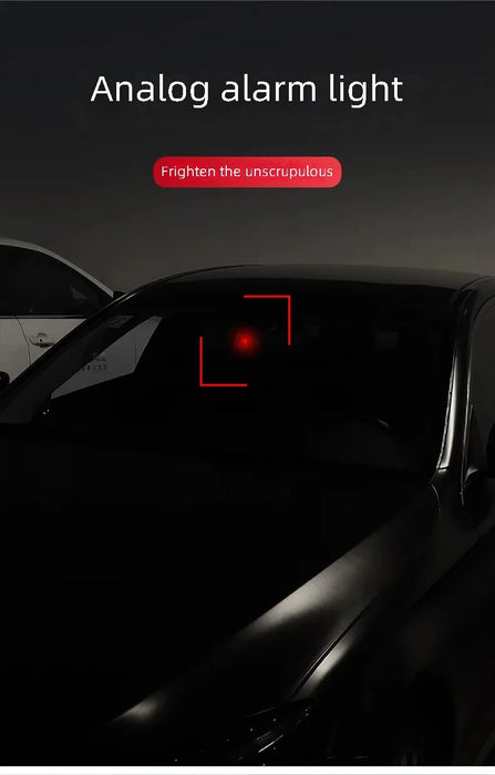Solar Car Fake Security Light Powered Simulated Dummy Alarm Wireless Warning Anti Theft Caution Lamp LED Flashing Lamp New
