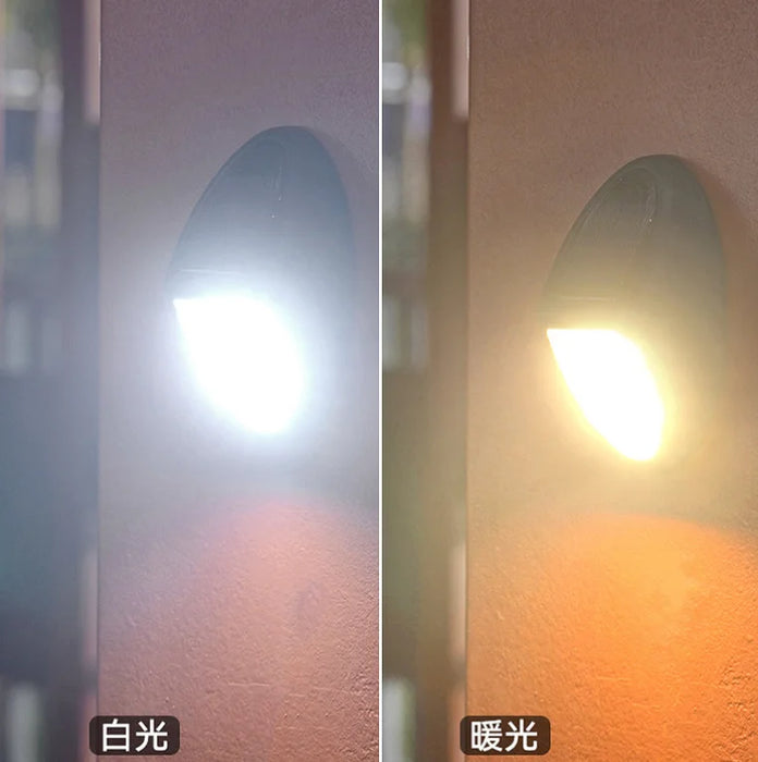Solar wall lamp for home use no wiring waterproof step lamp villa wall staircase fence decoration courtyard lamp