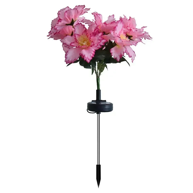 LED Solar Light Waterproof butterfly Solar Flowers Lamp Outdoor Decorative for Garden Yard Lawn Path Lighting Holiday Wedding