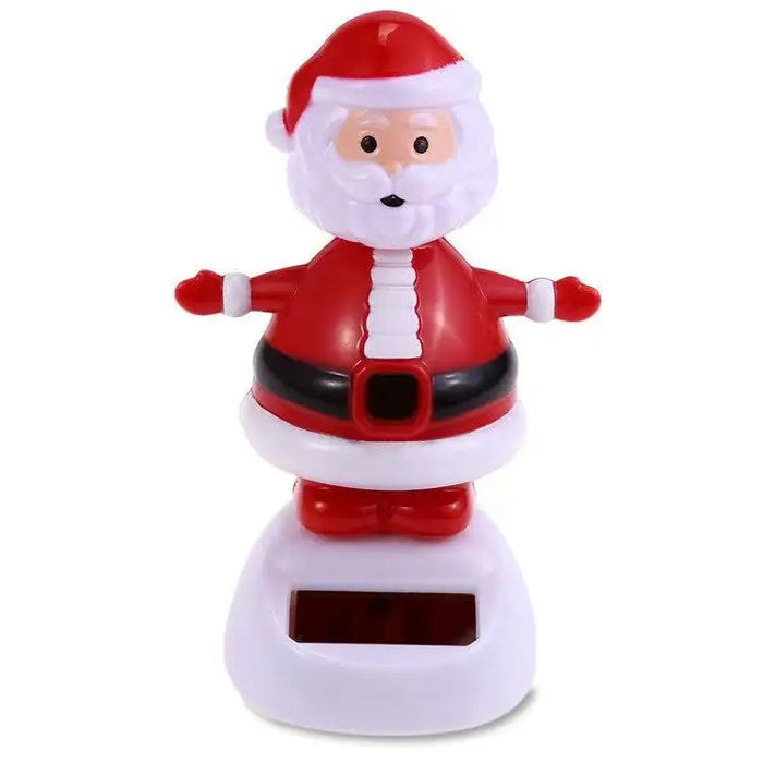 Christmas Desktop Home Decoration Solar Dancing Santa Claus Elk Snowman Merry Christmas Gift Home Accessorie Festival Decoration