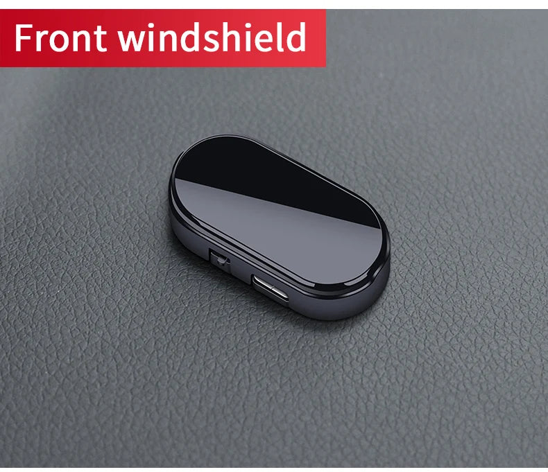 2PCS Solar Powered Car Fake Security Light Blue/Red Simulated Wireless Warning Lights Anti-Theft Alarm Flashing Signal Lamp