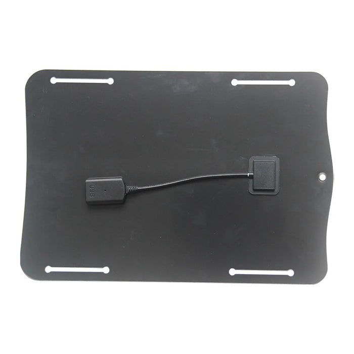 10W 5V Solar Panel Power Bank Charger Portable Phone Charger for Outdoor Emergency Solar Battery Panel Kit with USB Output Black