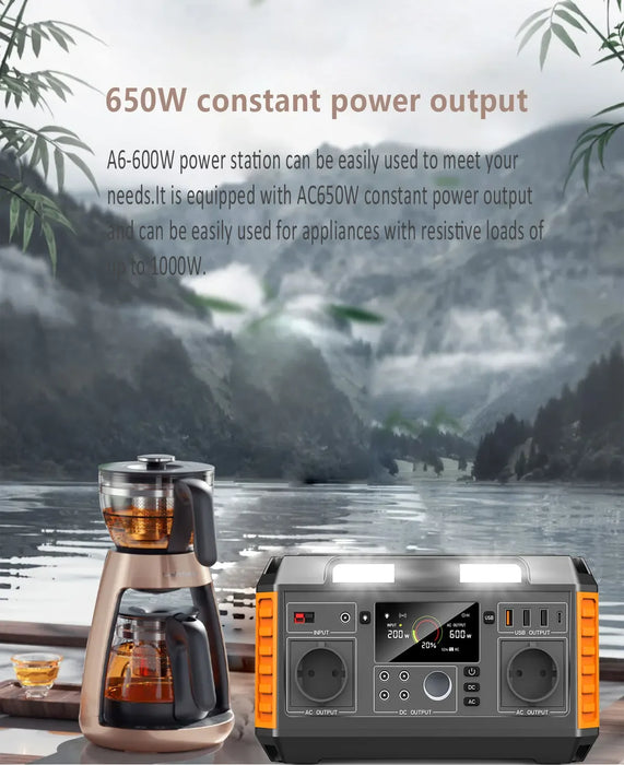 Camping Portable Power Station 1000W 500W 300W 3000W Off Grid Portable Solar Generator Home Emergency Backup Power house