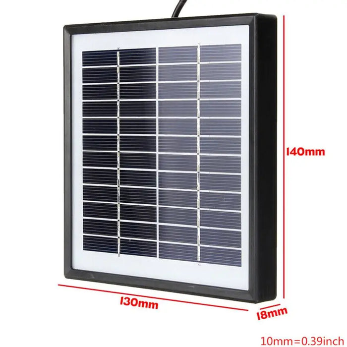 Solar Panel Outdoor 5W 12V Portable Solar Pane Climbing Fast Polysilicon Tablet Solar Generator Travel H8WD