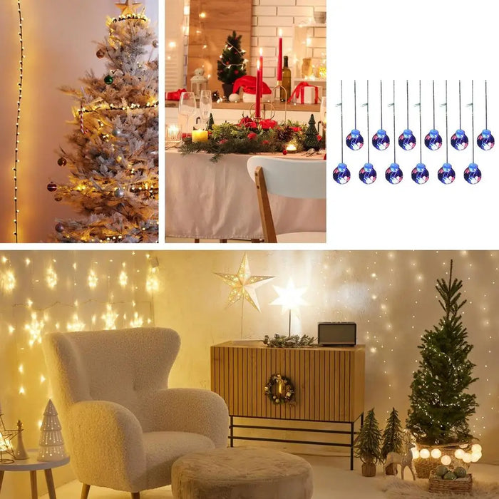 Christmas Star Lights LED Window Lights Star Christmas Lights Indoor Window Lights Christmas Decorations For Window And Walls