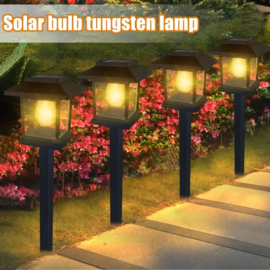 Solar Lights Outdoor Waterproof Auto on/Off Solar Pathway Lights for Garden Landscape Path Yard Patio Driveway Walkway Decor