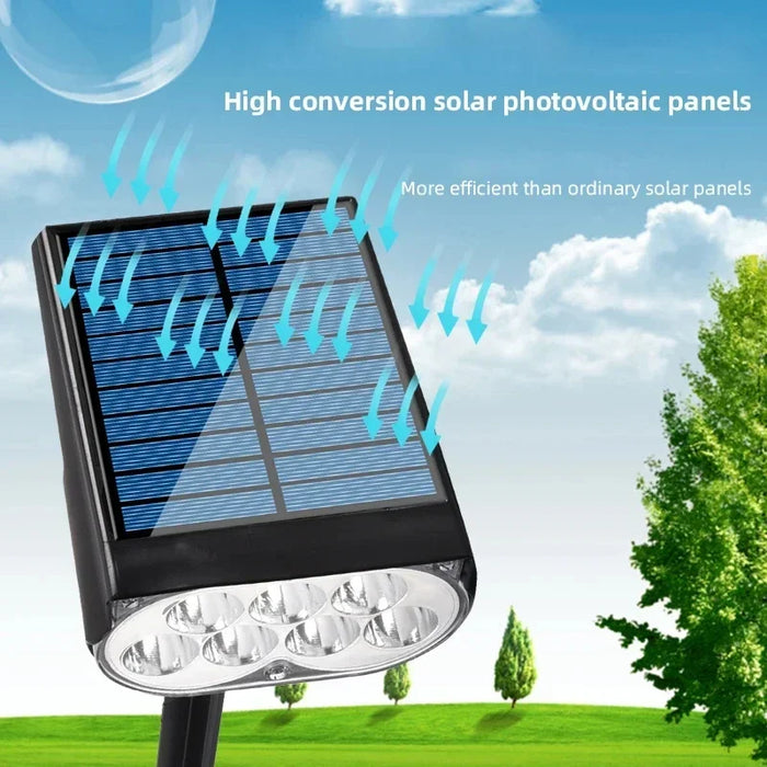 Ultra bright LED Solar Light Spotlights Outdoor Landscape Wall Light Waterproof 150° Adjustable Lawn Garden Yard Decor Lighting