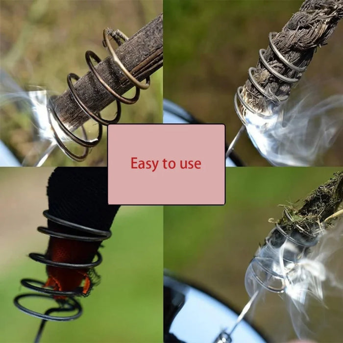 Solar Igniter Environmentally Friendly Windproof Waterproof Portable Small Tool For Outdoor Hiking Camping Wilderness Survival