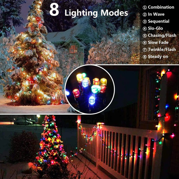 Outdoor Solar String Lights LED Garland Fairy Light Solar Powered Garden Decor Light for Patio Yard Tree Wedding Christmas Party