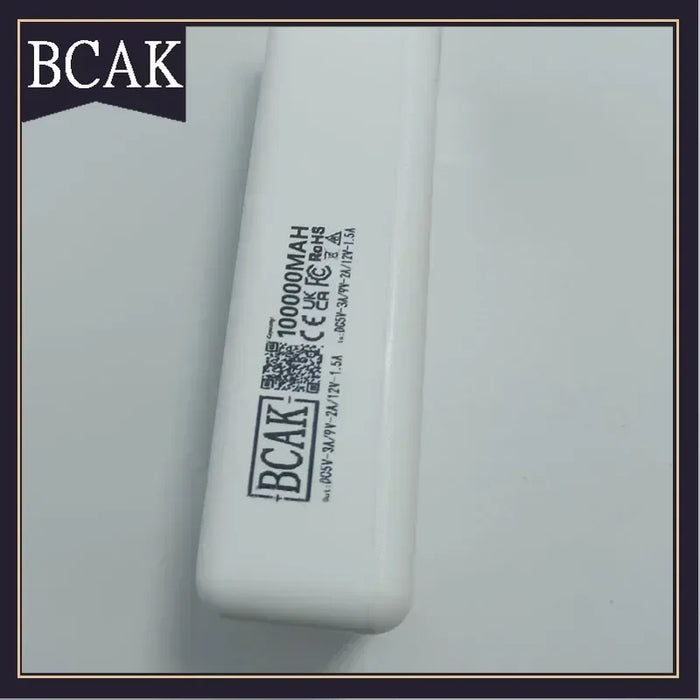 BCAK  Solar Power Bank 500000MAH  Convenient Ultra-thin Built-in Cable Outdoor Camping Mobile Power Supply /200000mAh /300000mAh