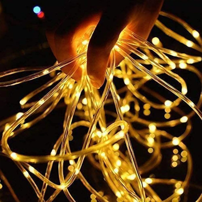Solar LED Strings Lamp Waterproof Outdoor 300 Lights 8 Mode Garden Decortion Christmas for Wedding Party Holiday 32m/22m