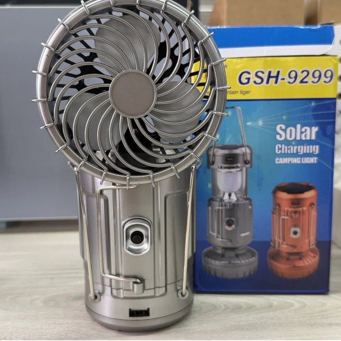 Solar Multifunctional Handheld Camping Lamp Tent Lamp LED Portable Flashlight Portable Waterproof Emergency Powered Work Light