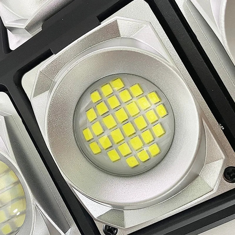 Powerful Solar Lights Outdoor Super Bright Solar Street Light 720 LED Solar Wall Lamp Solar Spotlight for Garage Garden Yard