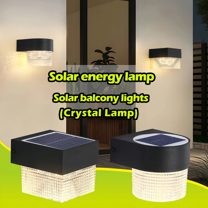 Solar LED Light, Outdoor Waterproof Wall Lamp, Streetlights Exterior Garden Decoration Yard Porch Walkway Solar Wall Light Home
