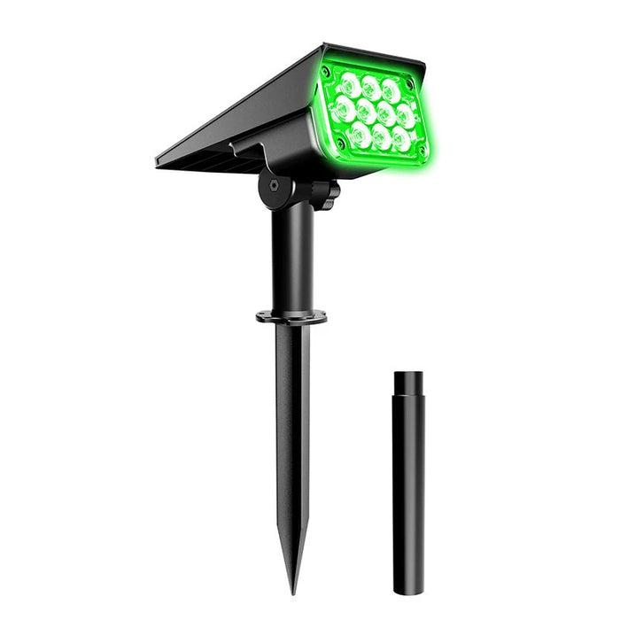 Solar Powered Motion Sensor Spotlight Outdoor Pathway Decoration Landscape Waterproof Lawn Lamp Solar Spot Lights