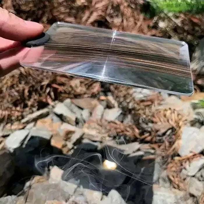 Magnifying Glass Card Fire Starter Outdoor Solar Lgniter Fresnel Solar Concentrator Picnic Lgnition Tools Survival Multitools