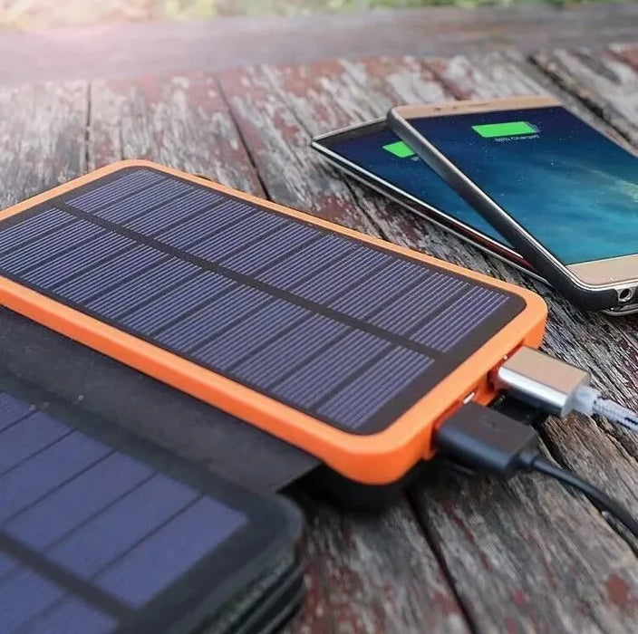 Cross-border Foldable Solar Power Bank Large Capacity Waterproof Outdoor Lighting Mobile Power Supply20000Ma